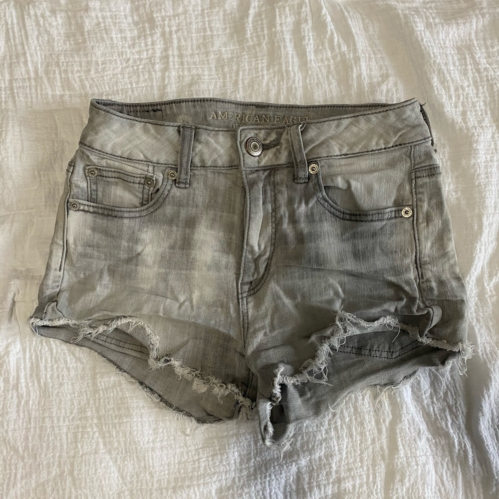 Light Blue American Eagle Festival Shorts